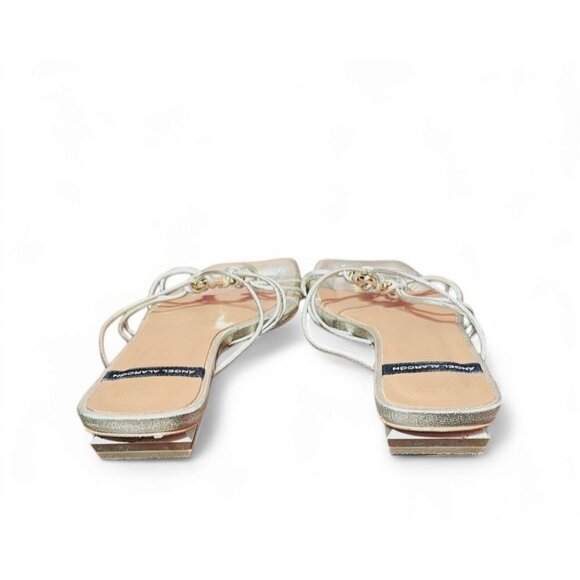 Elegant Silver Women's Sandals - Picture 5 of 10